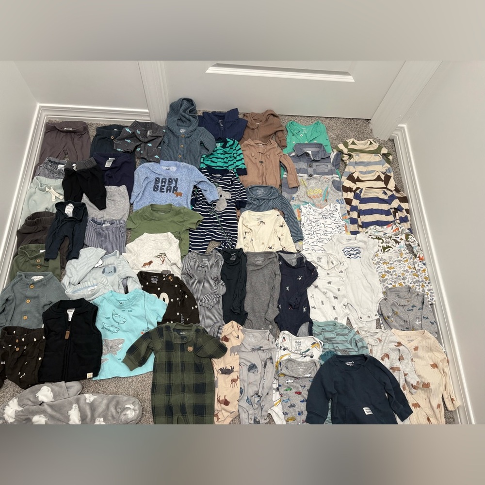 Carter's Baby Boy Bundle NB/0-3M/3M
